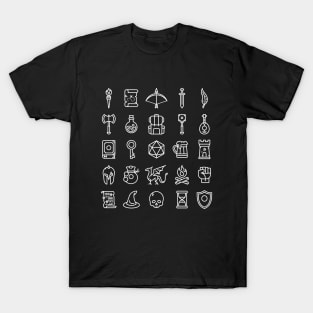 Rollplay Guild: Adventure Icons T-Shirt